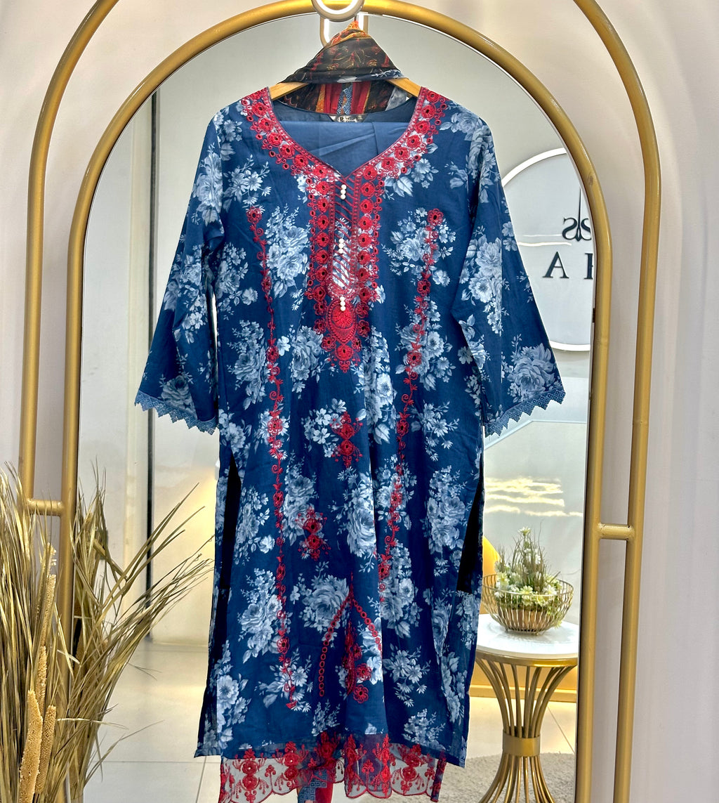 COTTON STITCHED SUIT