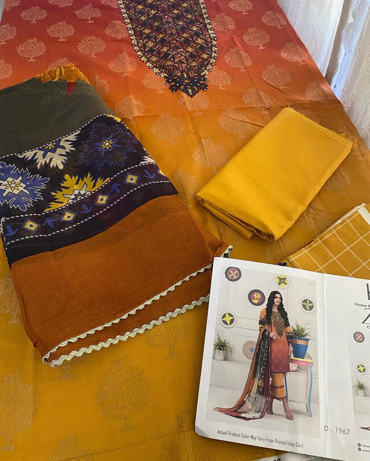 Tawakkal Banarasi Unstitched Suit