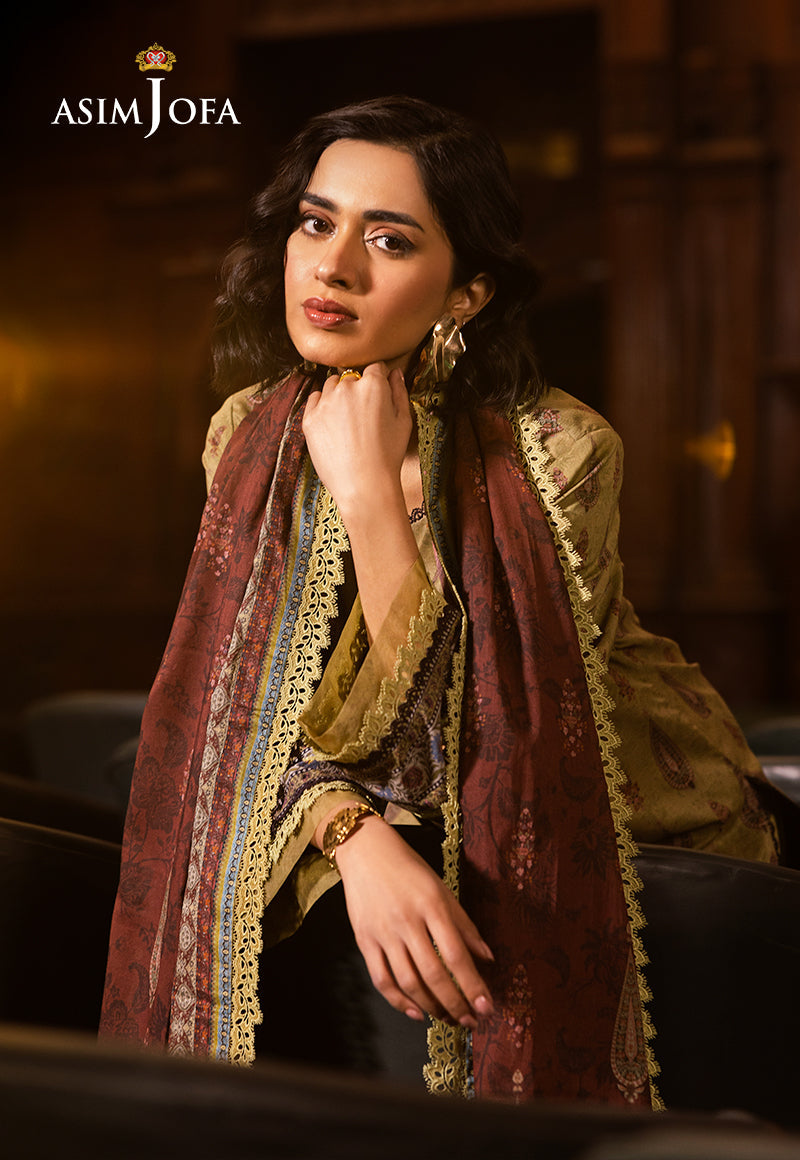 ASIM JOFA PRINTED LAWN 3 PC