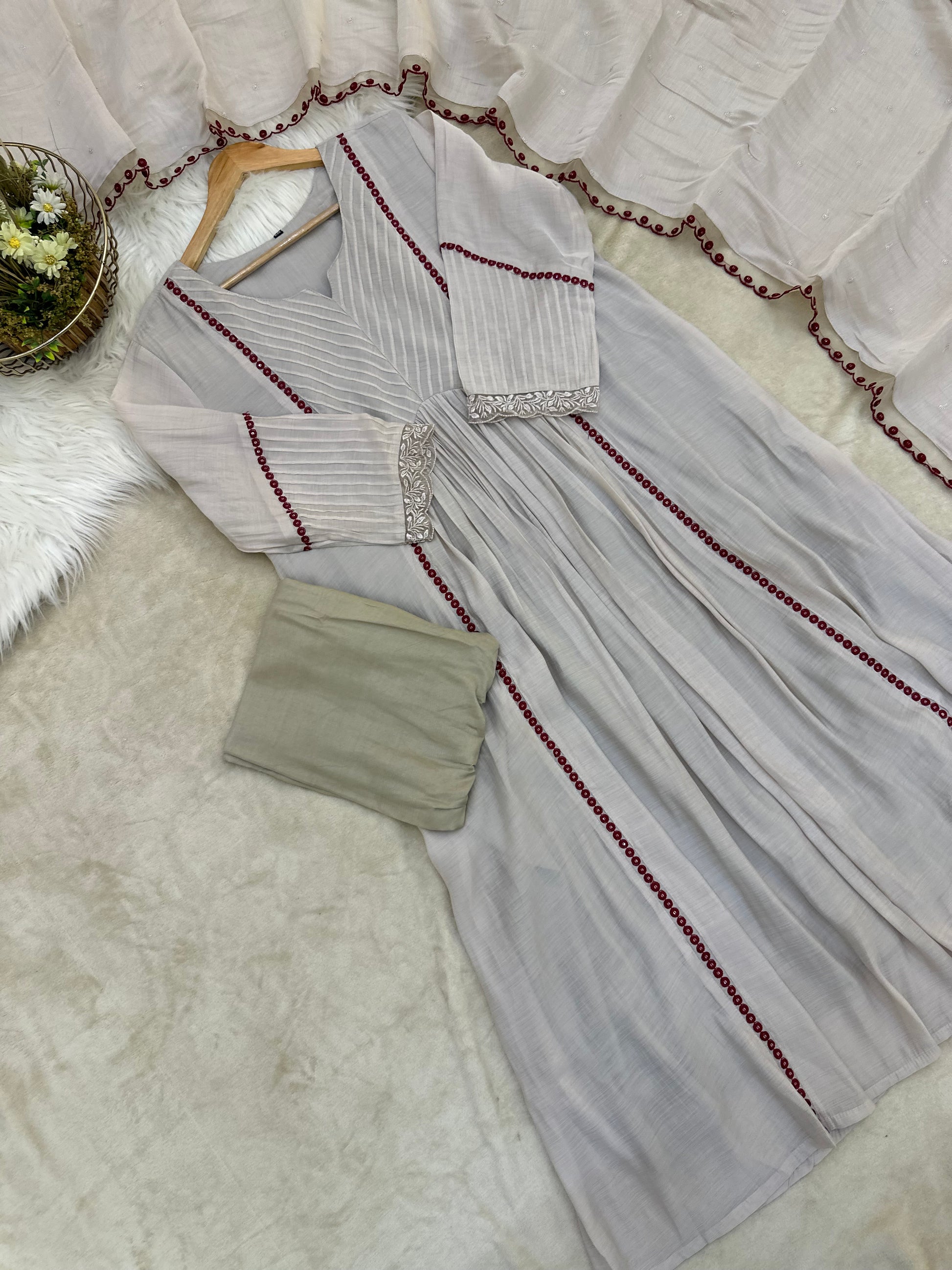 Mal Cotton Stitched Suit