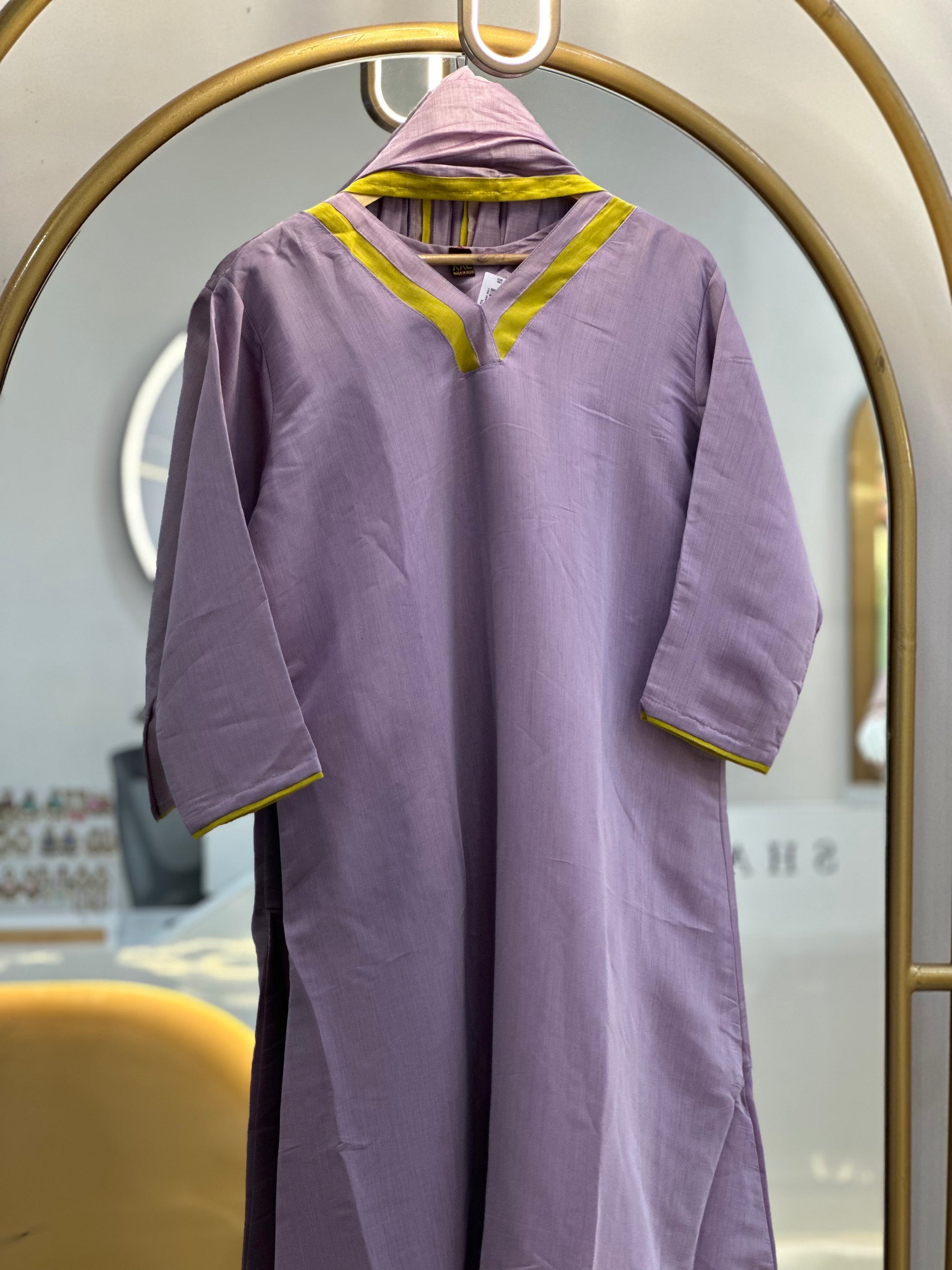 Mal Chanderi Stitched Suit