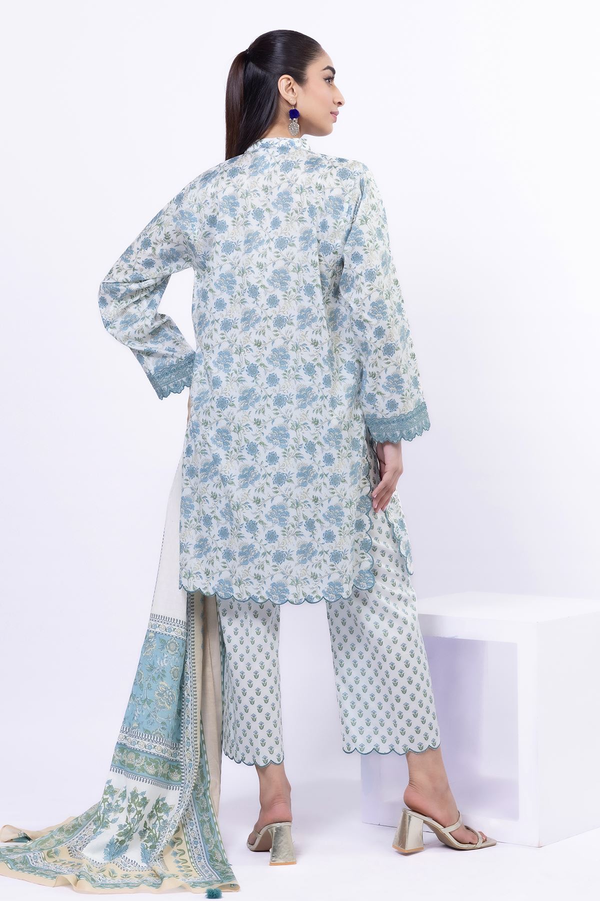 KHAADI EMBROIDERED UNSTITCHED