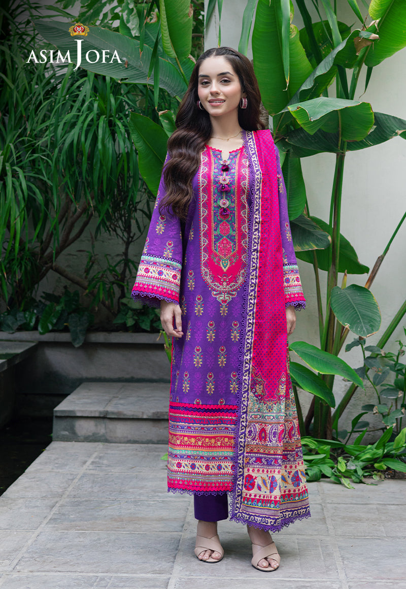 ASIM JOFA PRINTED LAWN 3 PC