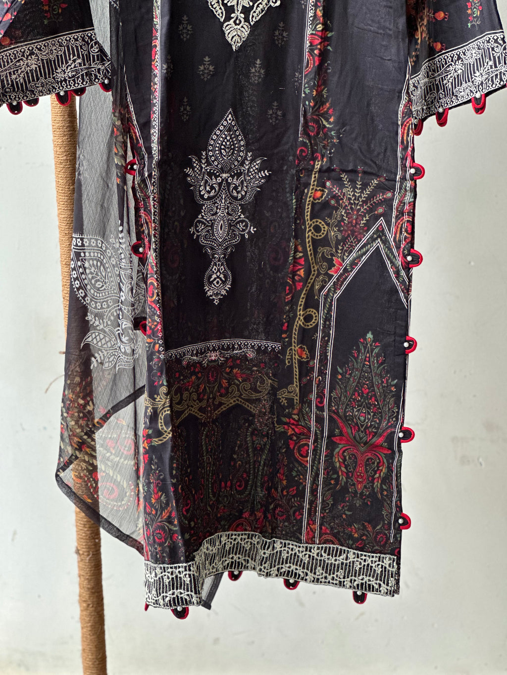 Cotton stitched 3 pc suit