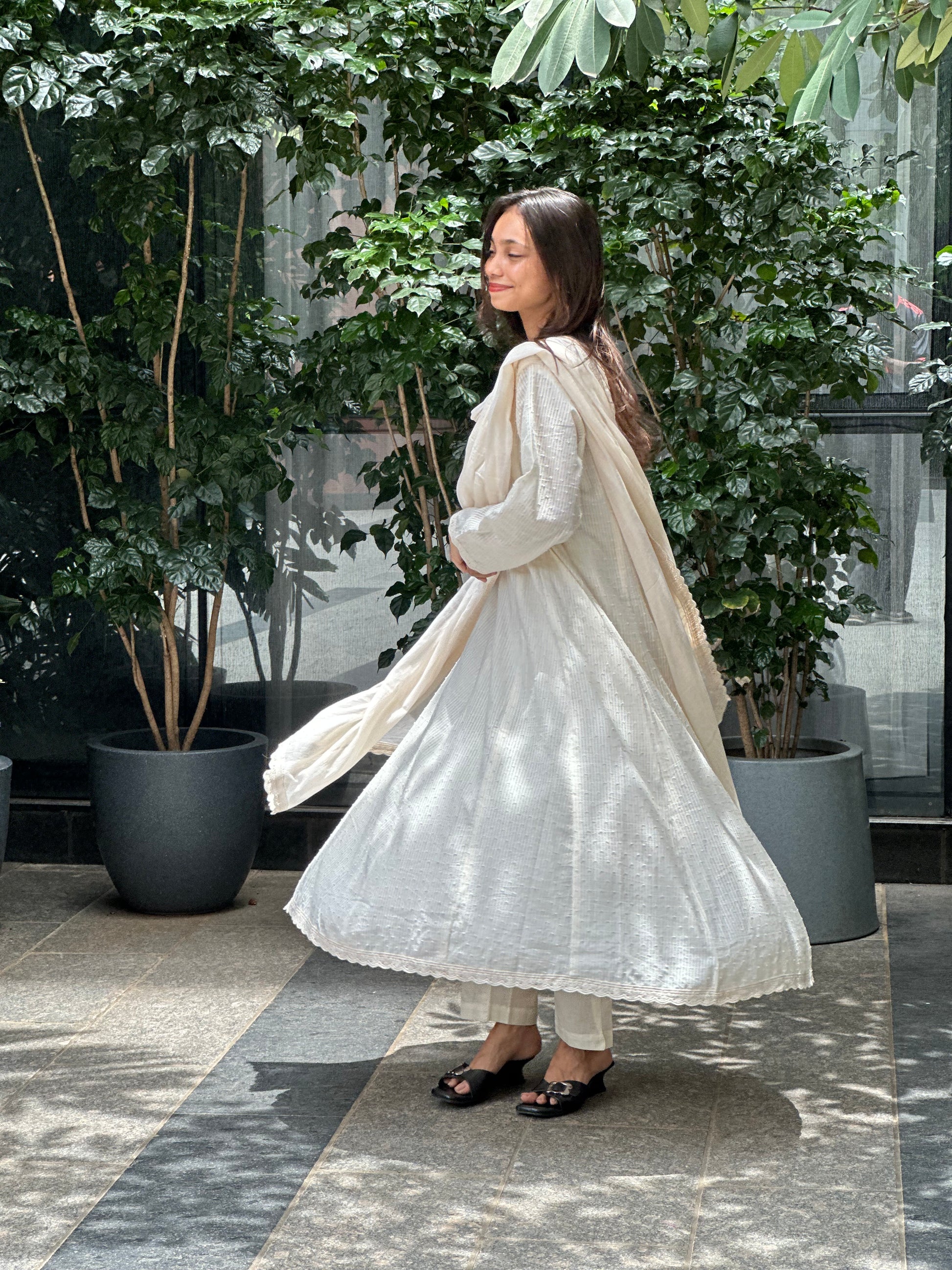 STITCHED 3 PC COTTON SUIT