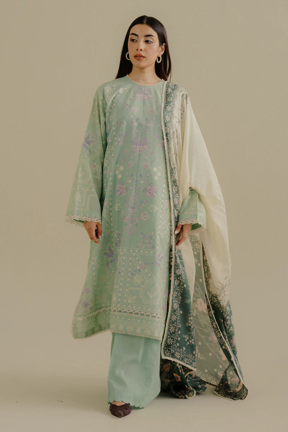 COCO Embroidered Lawn BY ZARA SHAHJAHAN