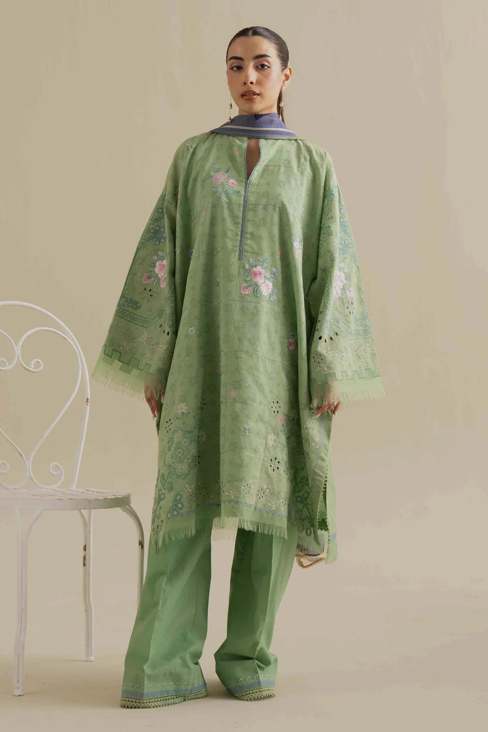 COCO Embroidered Lawn BY ZARA SHAHJAHAN