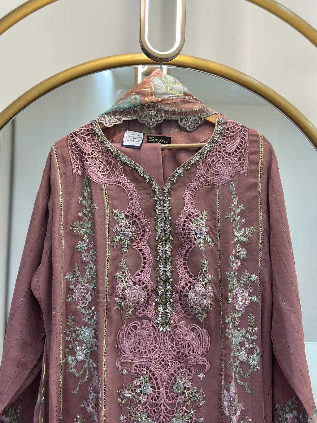 Party Wear-Unstitched Suit
