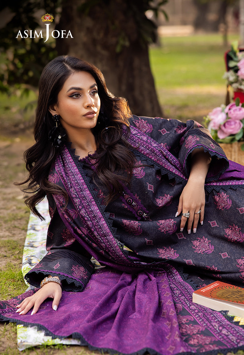 ASIM JOFA PRINTED LAWN 3 PC