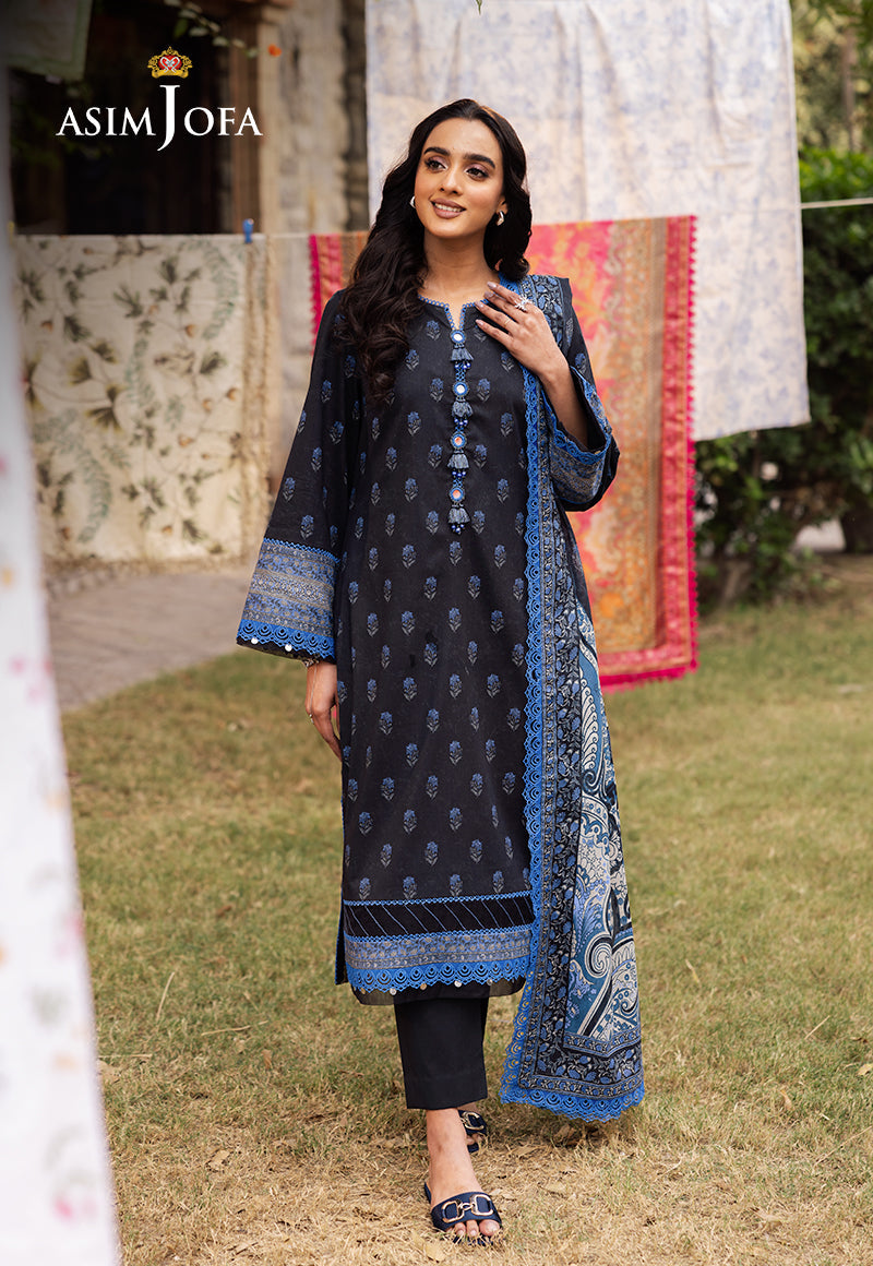 ASIM JOFA PRINTED LAWN 3 PC