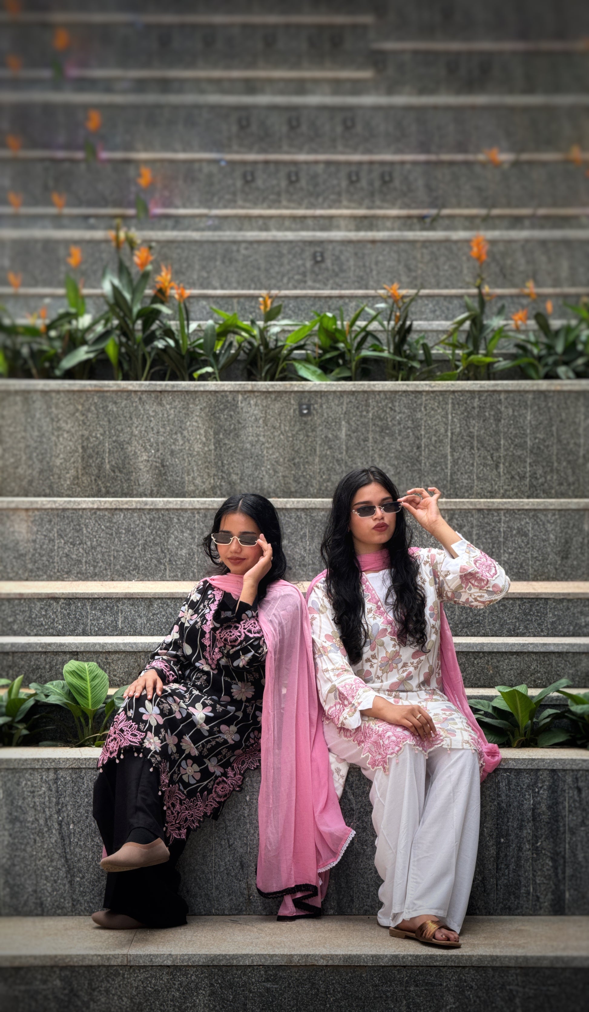 Rayon Embroidered Suit