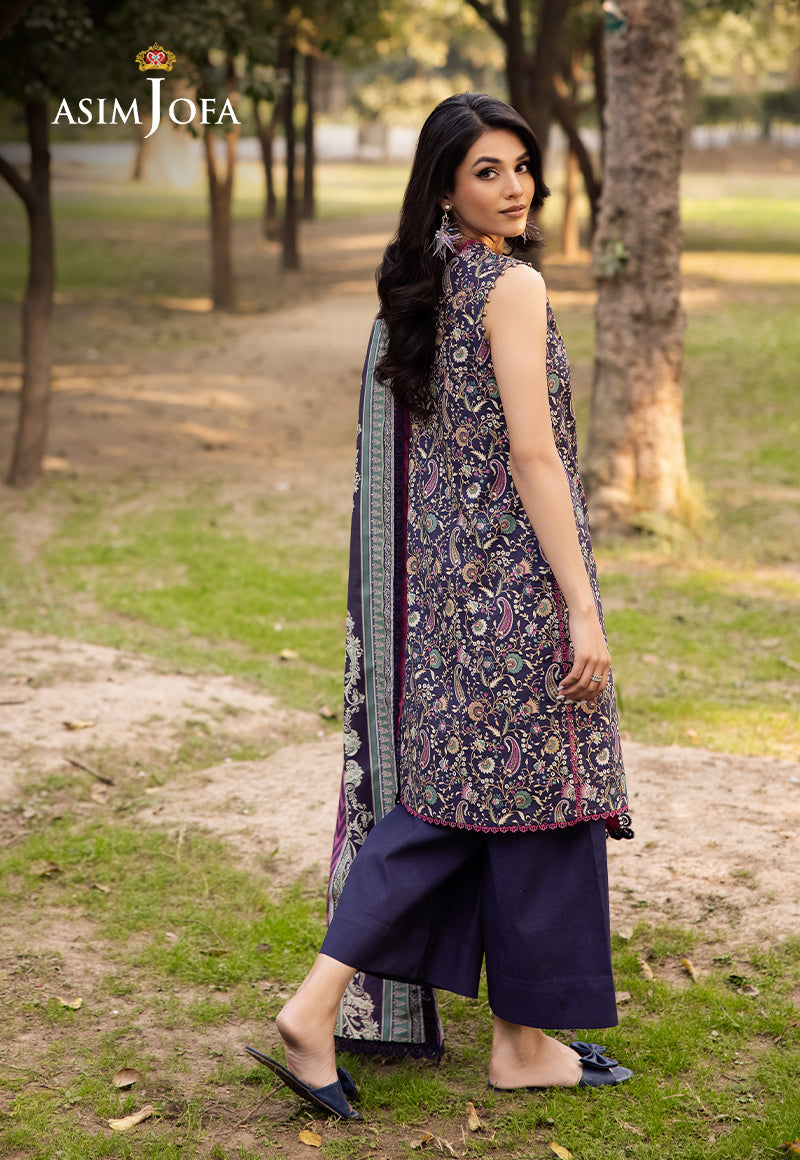 ASIM JOFA PRINTED LAWN 3 PC