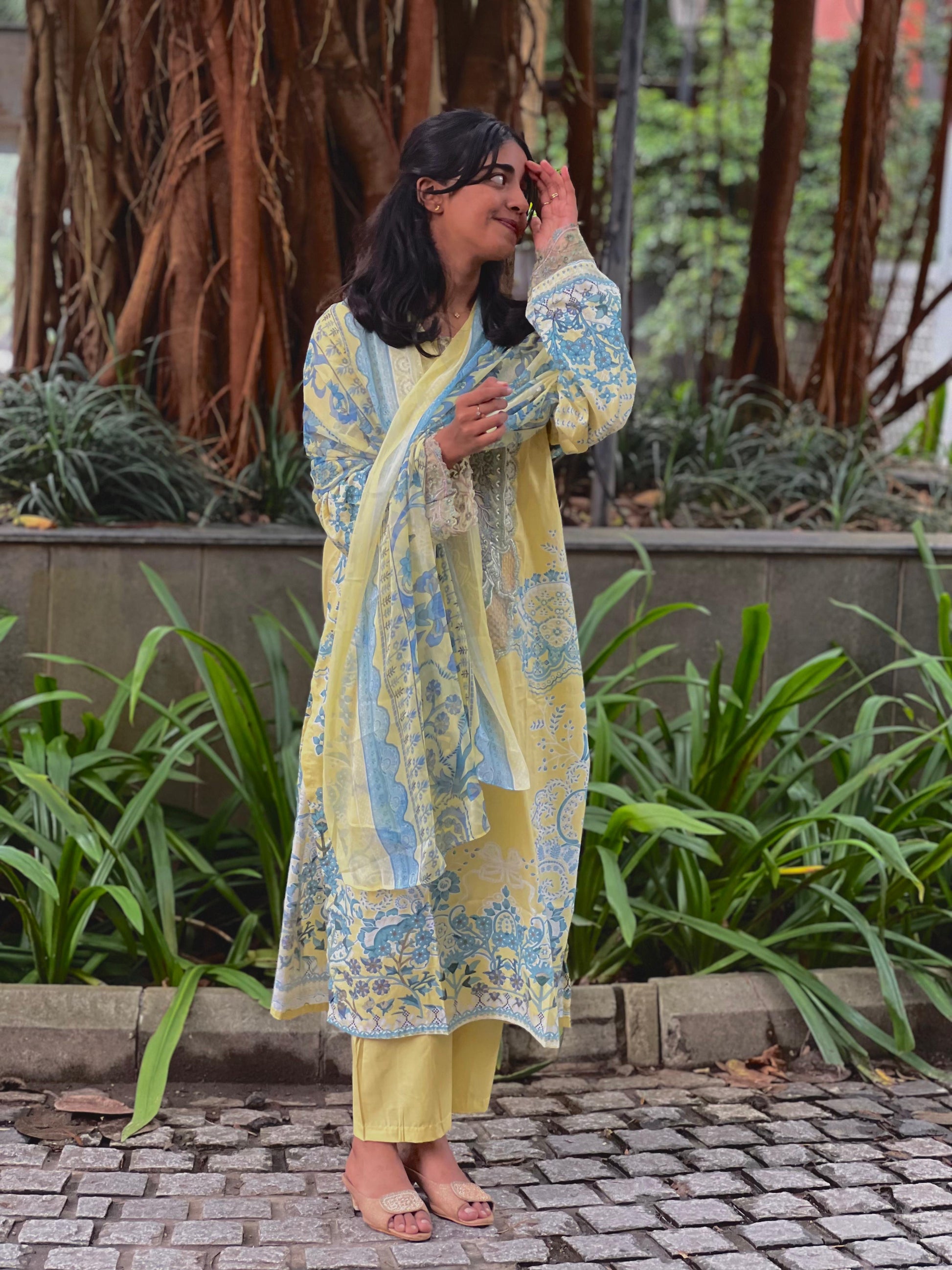 Cotton Stitched 3PC Suit