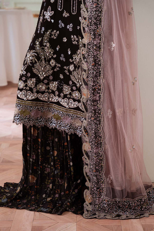 Nureh Elanora Embroidered Luxury Chiffon Unstitched