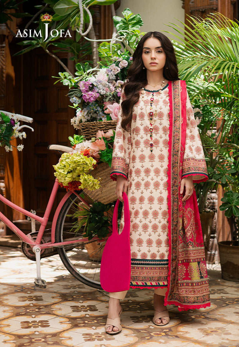 ASIM JOFA PRINTED LAWN 3 PC
