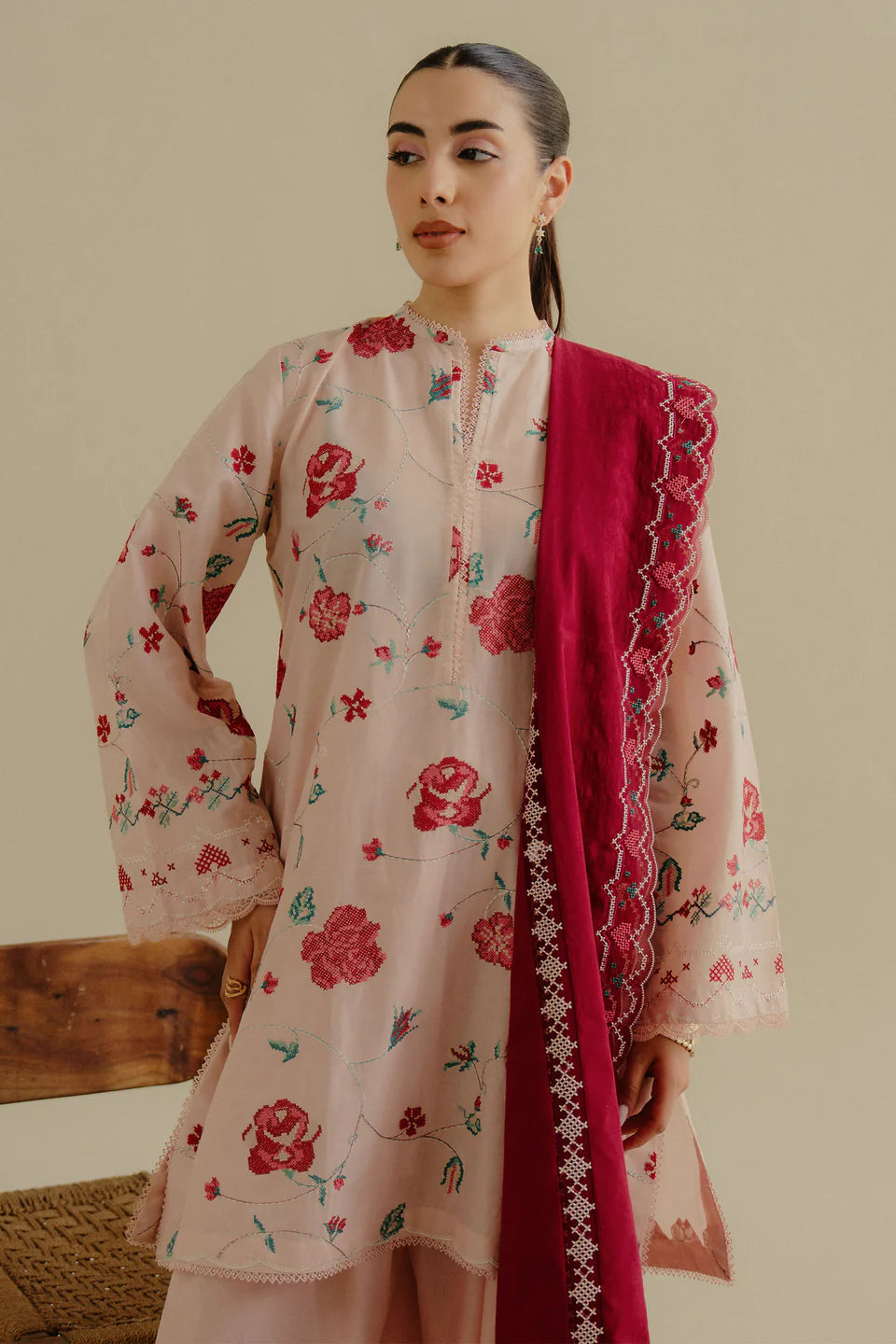 COCO Embroidered Lawn BY ZARA SHAHJAHAN