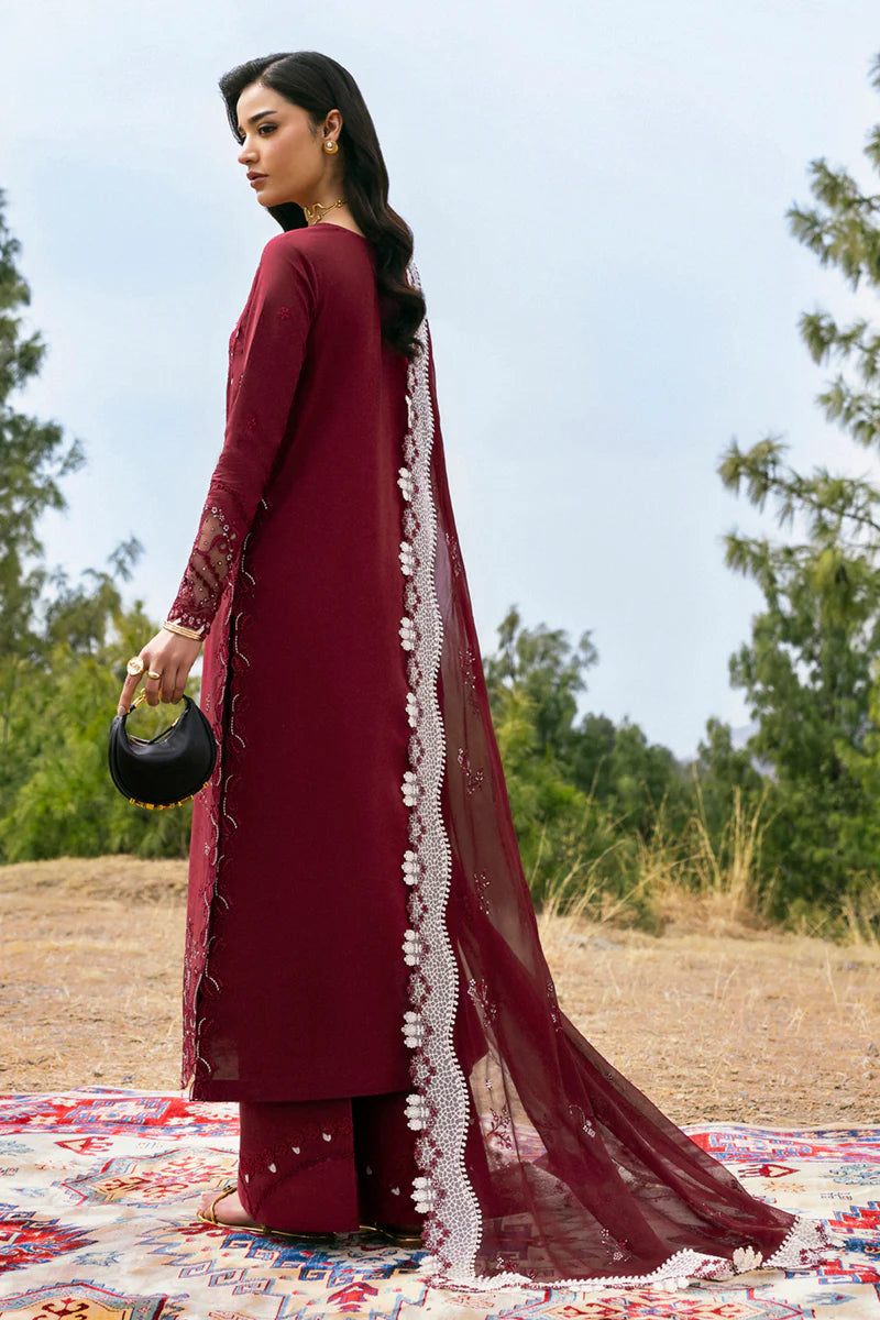 Qalamkar Qlinekari Lawn- Unstitched