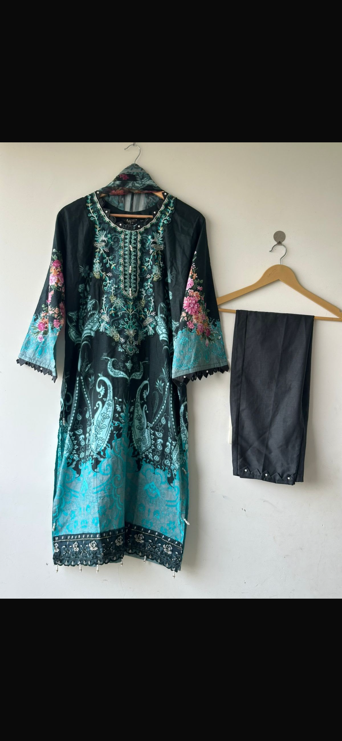 Cotton Embroidered Stitched