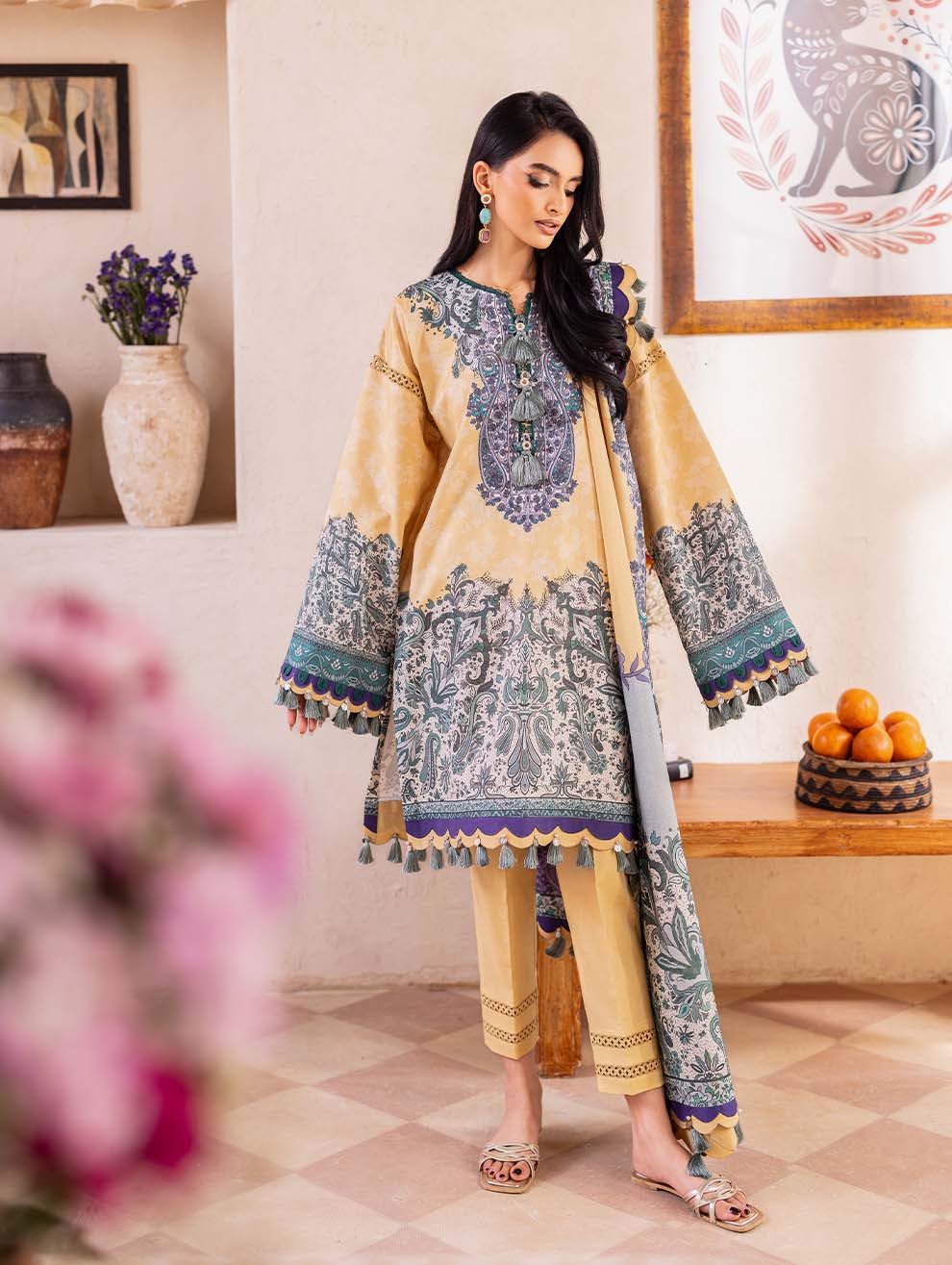 JADE URBANE Digital Printed Lawn -Unstitched