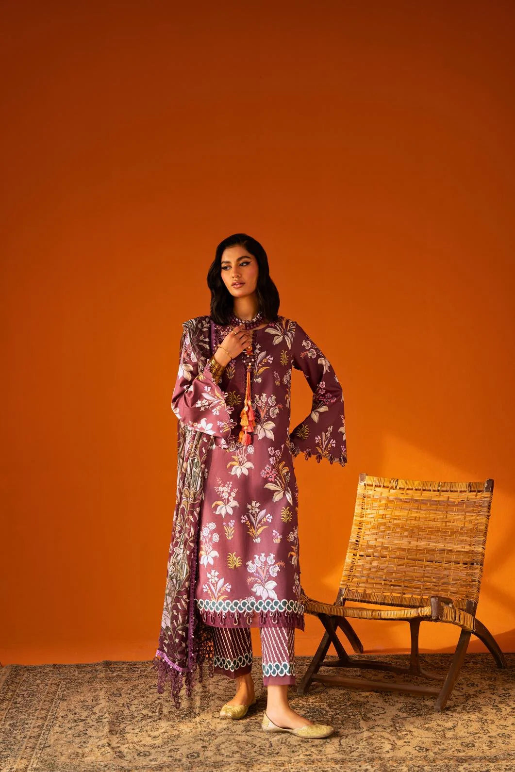 Jade Lumea Prints Chiffon Dupatta