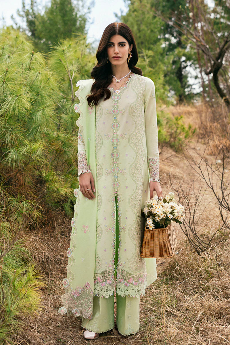 Qalamkar Qlinekari Lawn- Unstitched