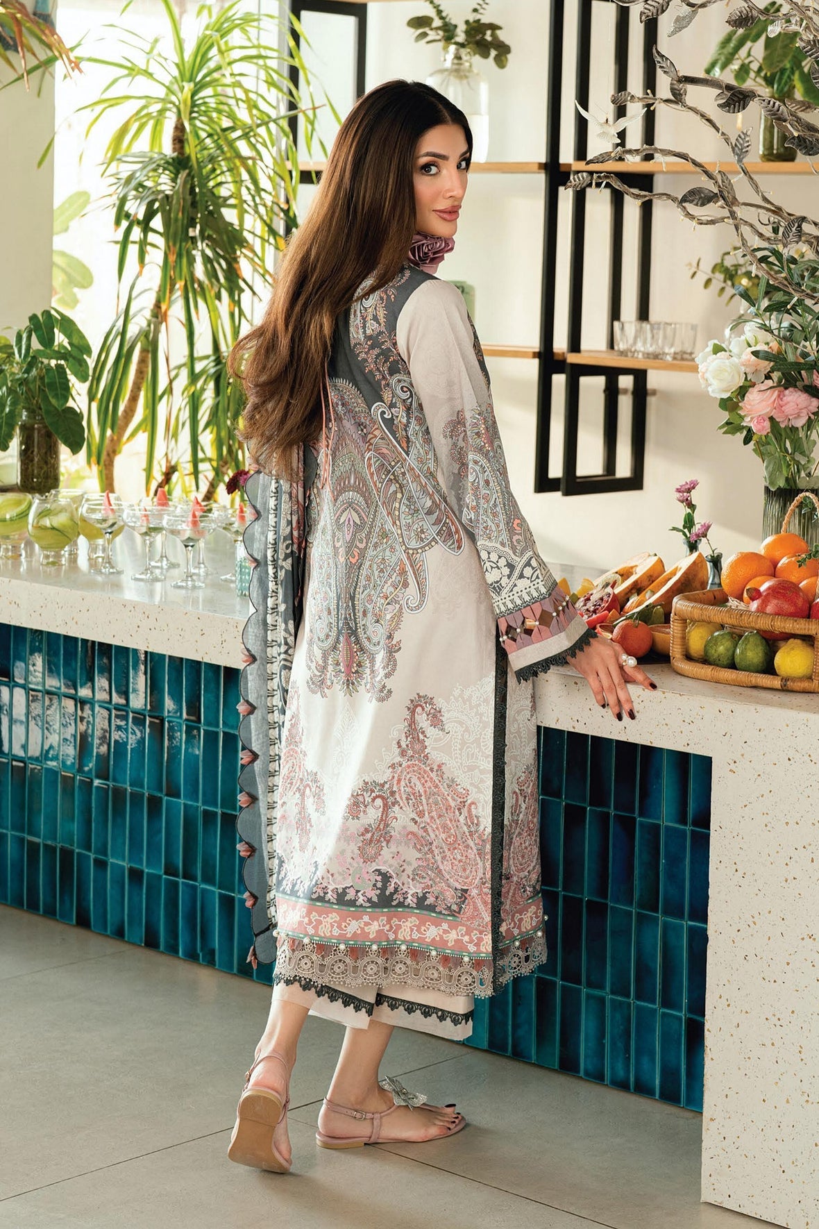 Jade Urbane Lawn Prints Unstitched