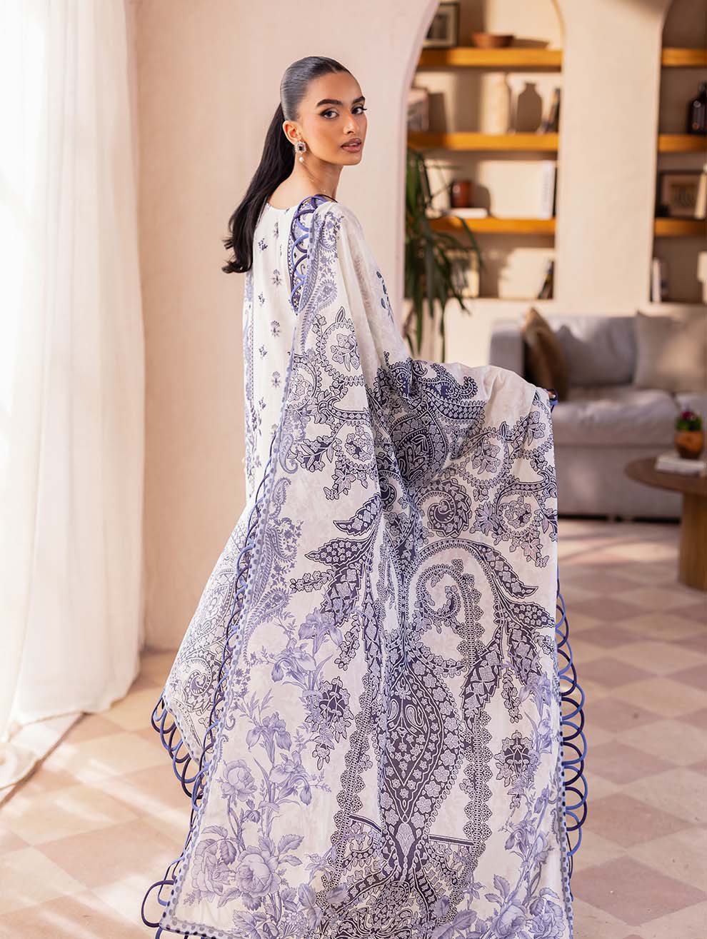 JADE URBANE Digital Printed Lawn -Unstitched