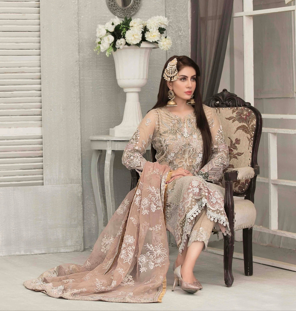 NOOR TAWAKKAL PARTY WEAR STITCHED