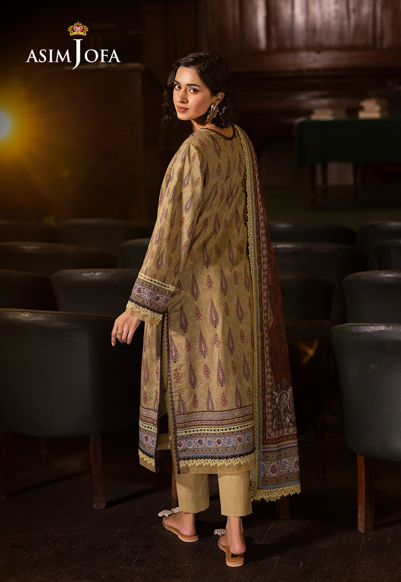 ASIM JOFA PRINTED LAWN 3 PC