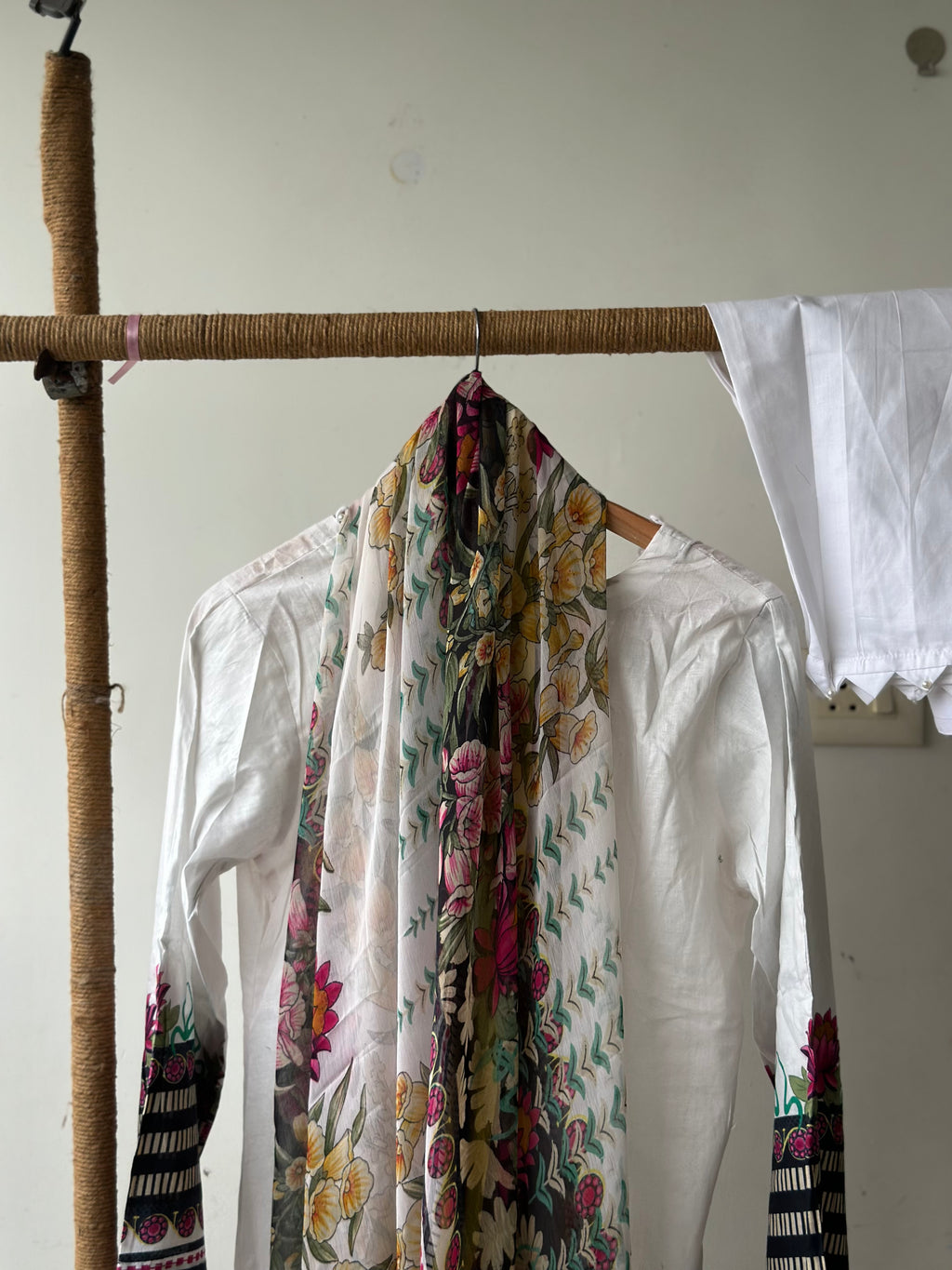 Cotton stitched 3 pc suit