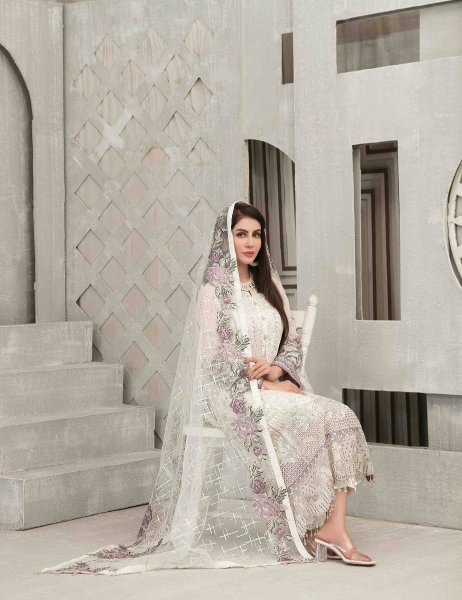 NOOR TAWAKKAL PARTY WEAR STITCHED