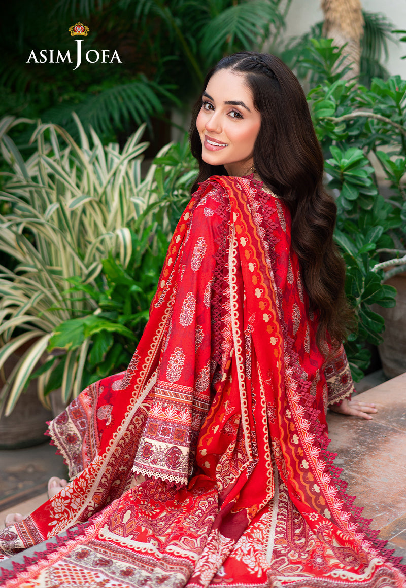 ASIM JOFA PRINTED LAWN 3 PC