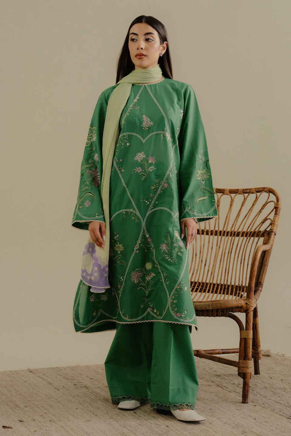 COCO Embroidered Lawn BY ZARA SHAHJAHAN
