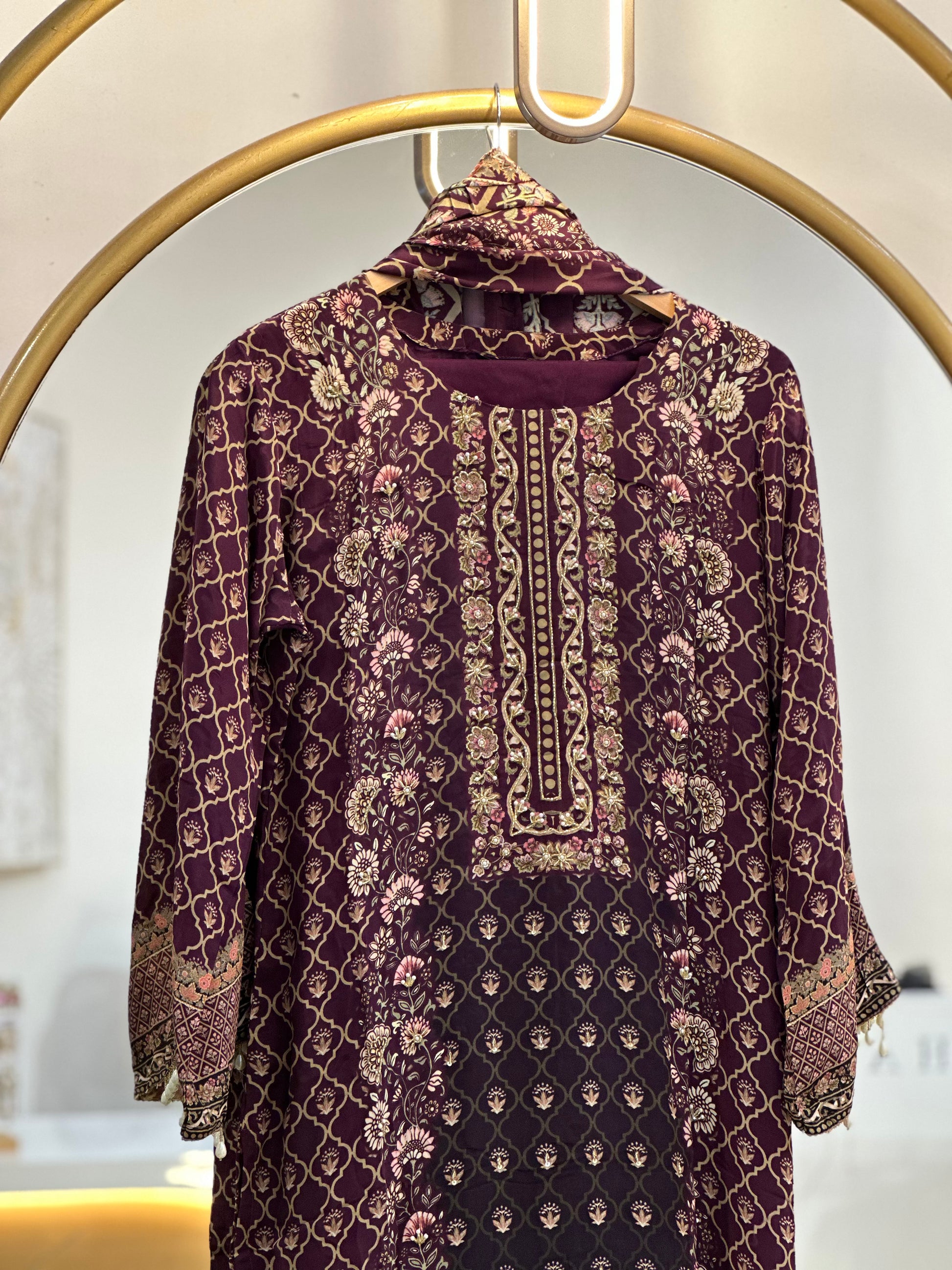 Crepe Silk Stitched Collection