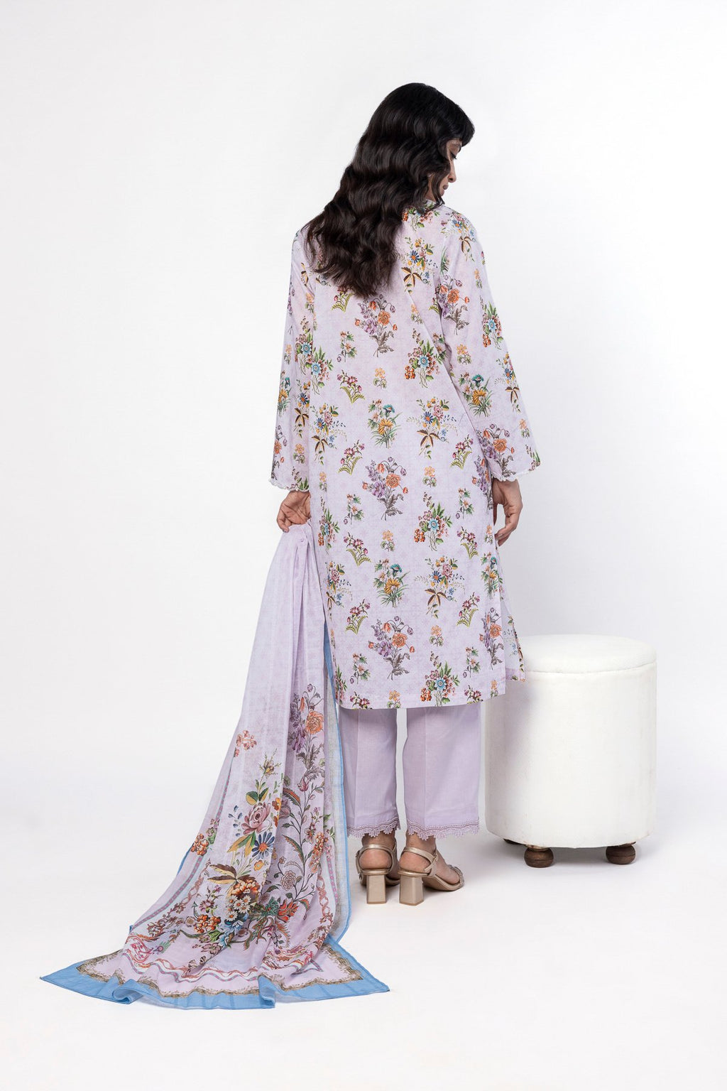 KHAADI EMBROIDERED UNSTITCHED