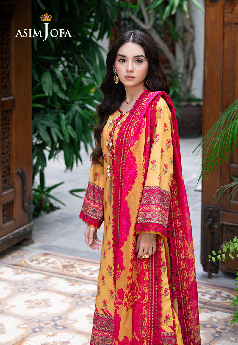 ASIM JOFA PRINTED LAWN 3 PC