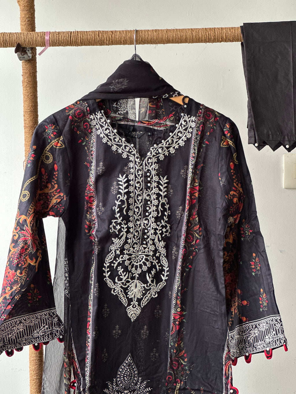 Cotton stitched 3 pc suit