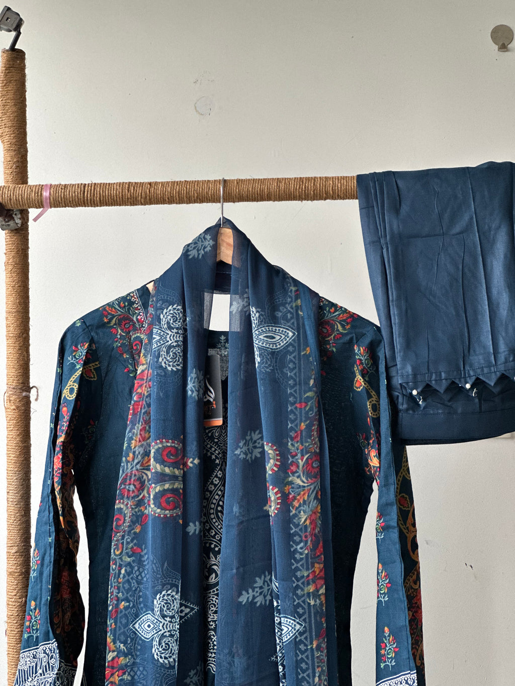 Cotton stitched 3 pc suit