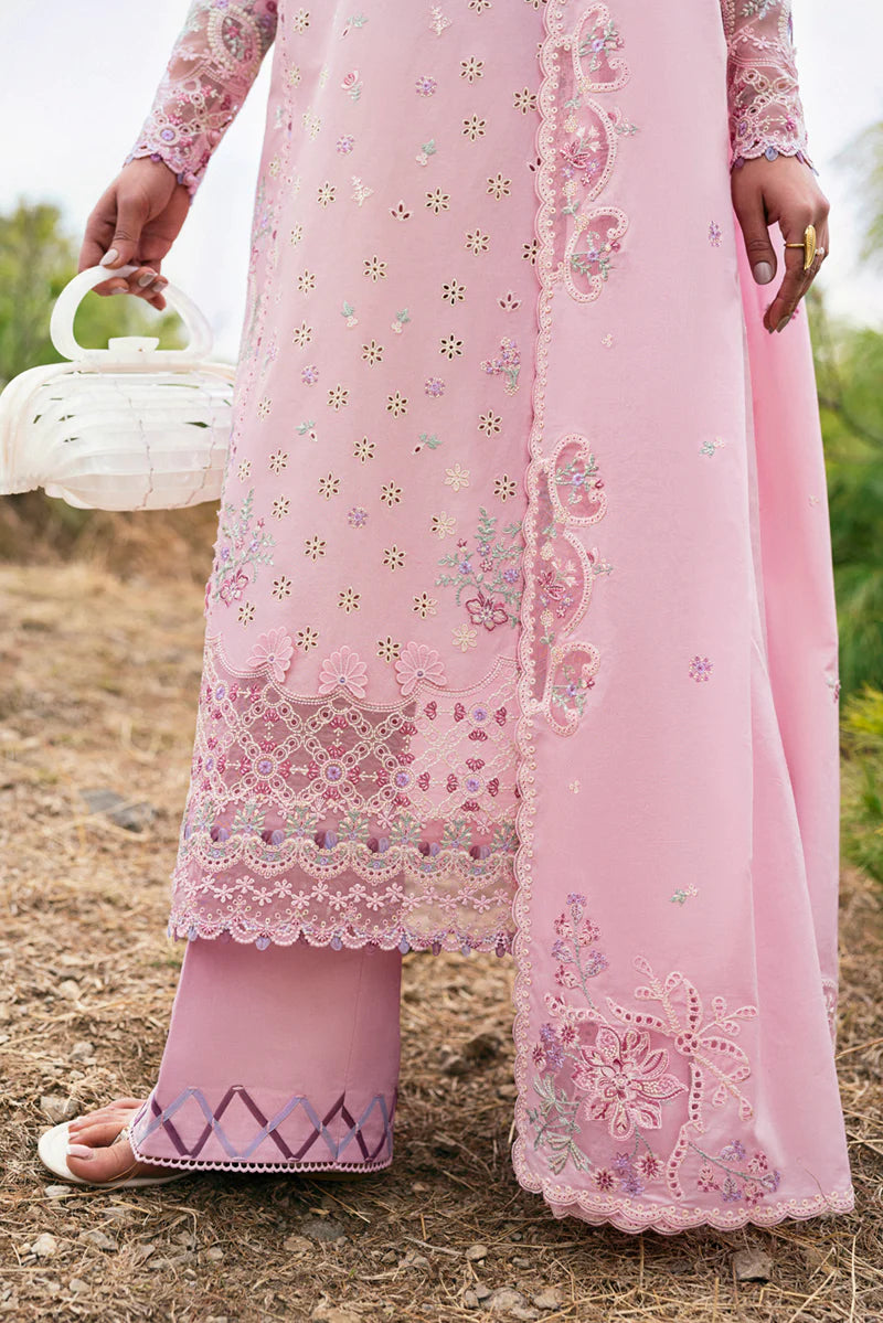 Qalamkar Qlinekari Lawn- Unstitched