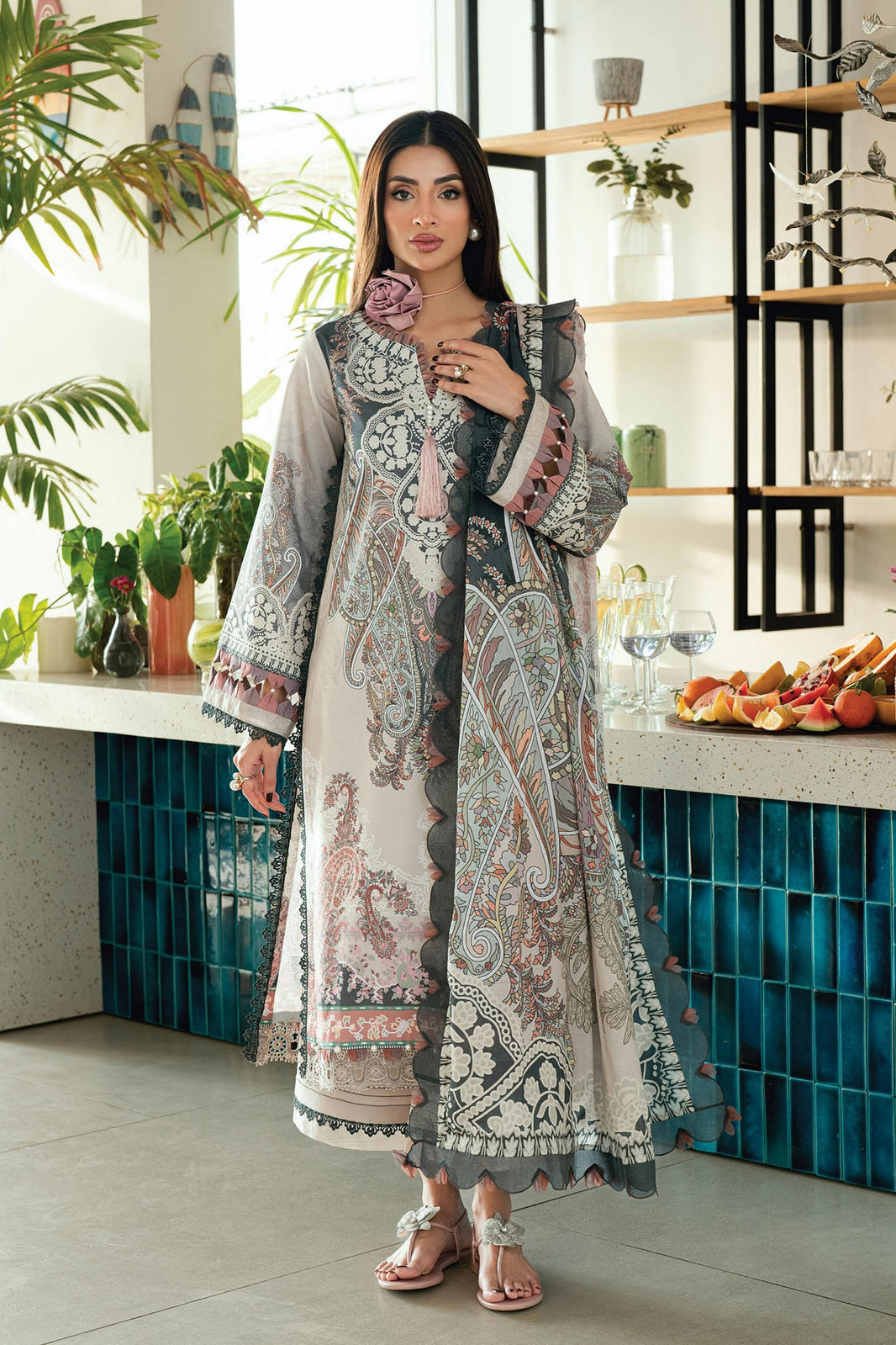 Jade Urbane Lawn Prints Unstitched