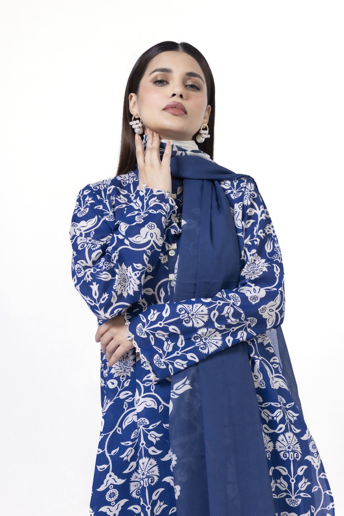 KHAADI EMBROIDERED UNSTITCHED