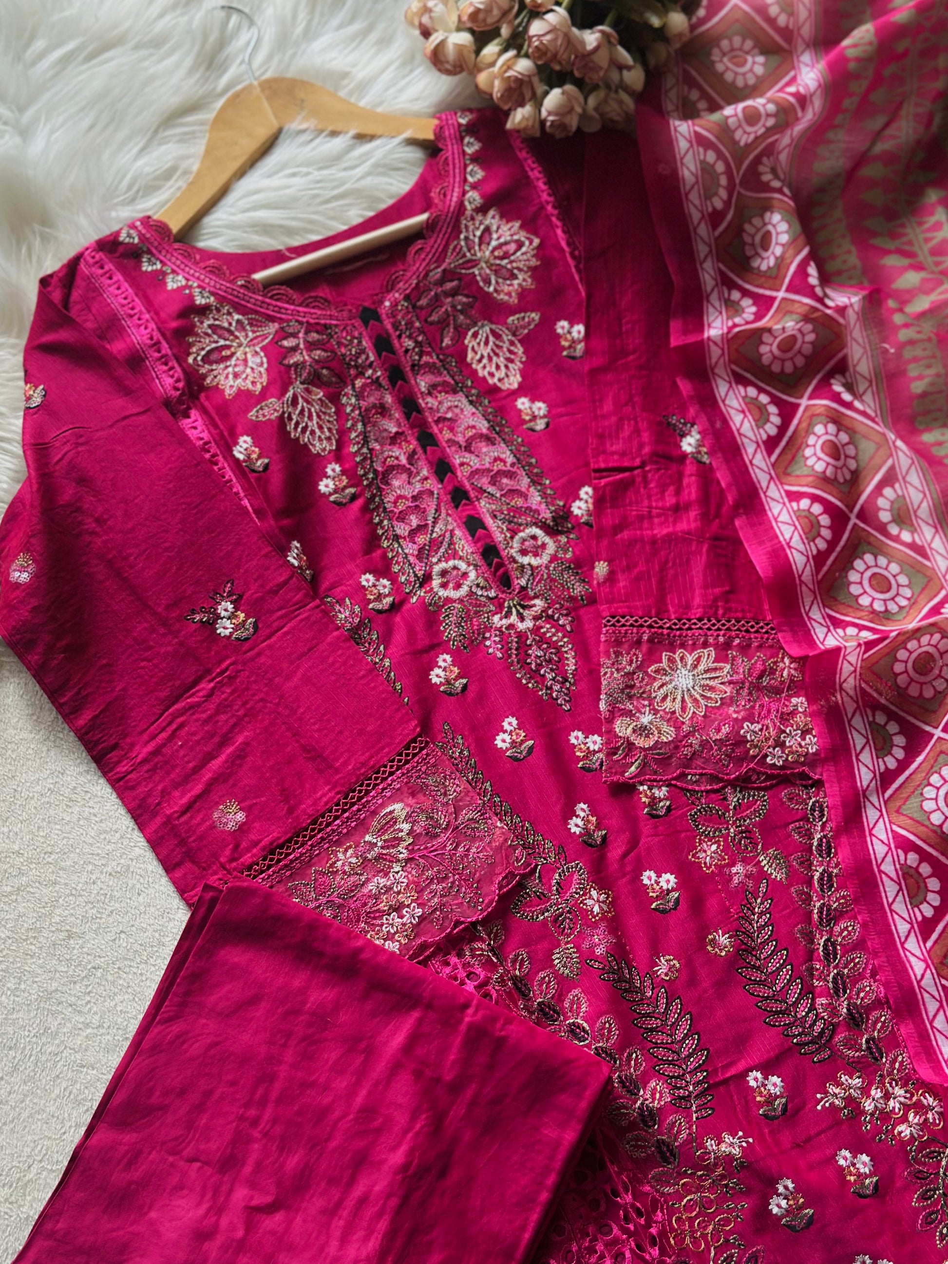 STITCHED PAKISTANI 3-PC SUIT