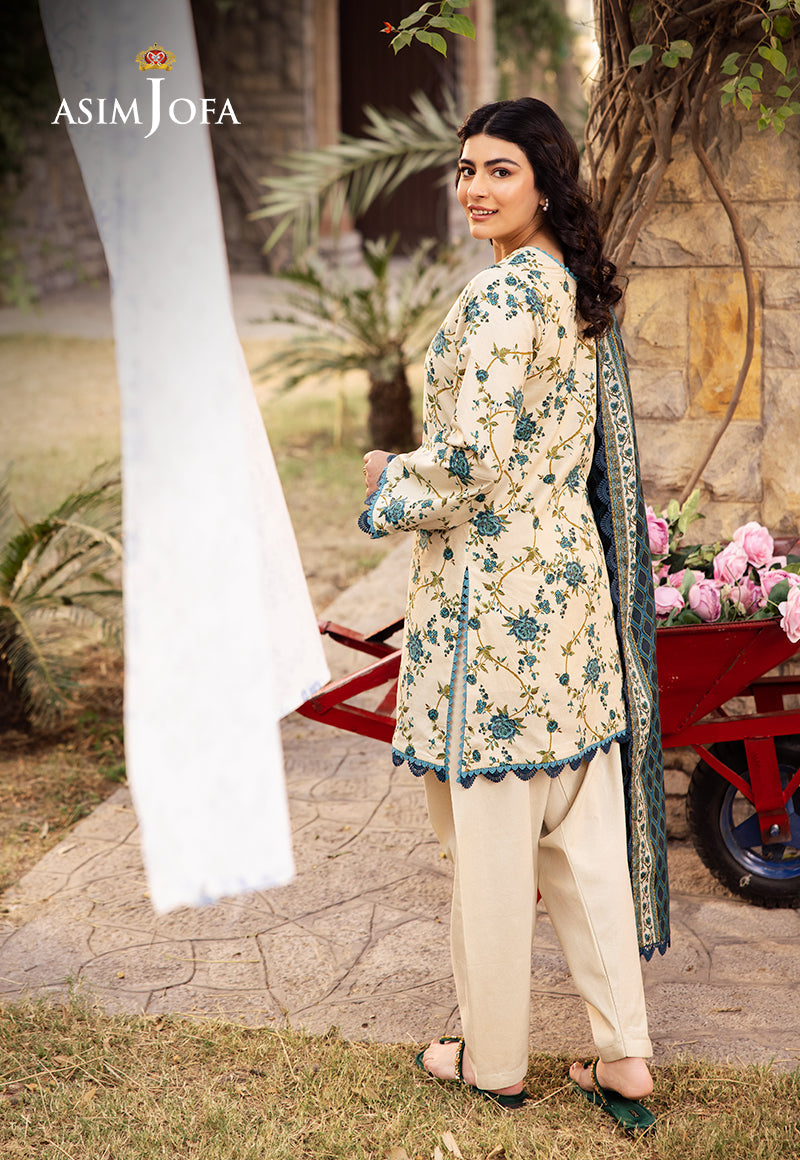 ASIM JOFA PRINTED LAWN 3 PC