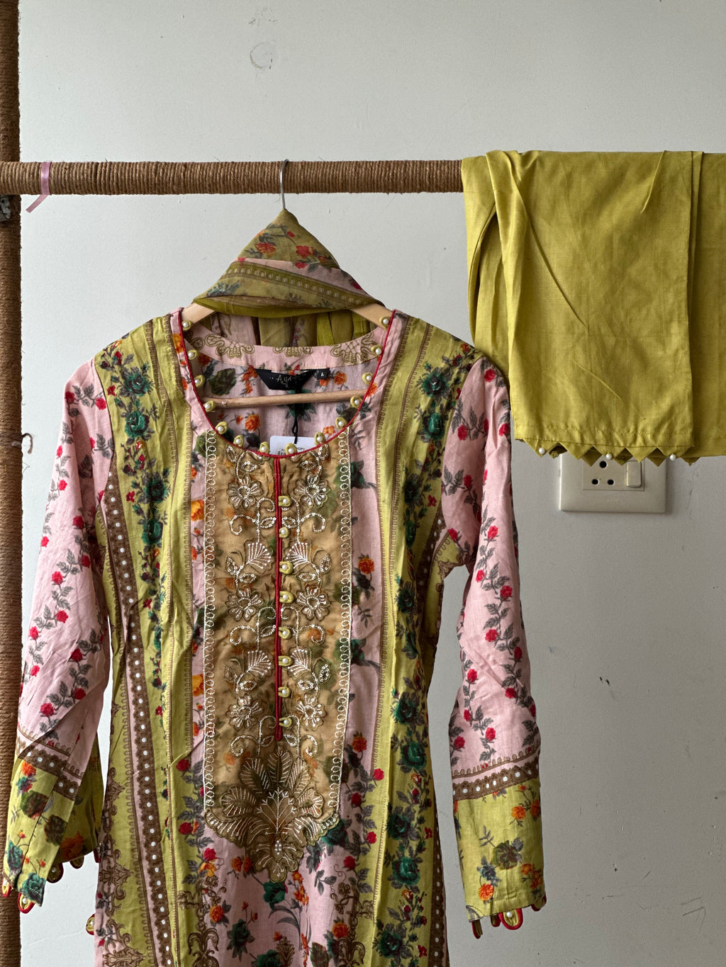 Cotton stitched 3 pc suit