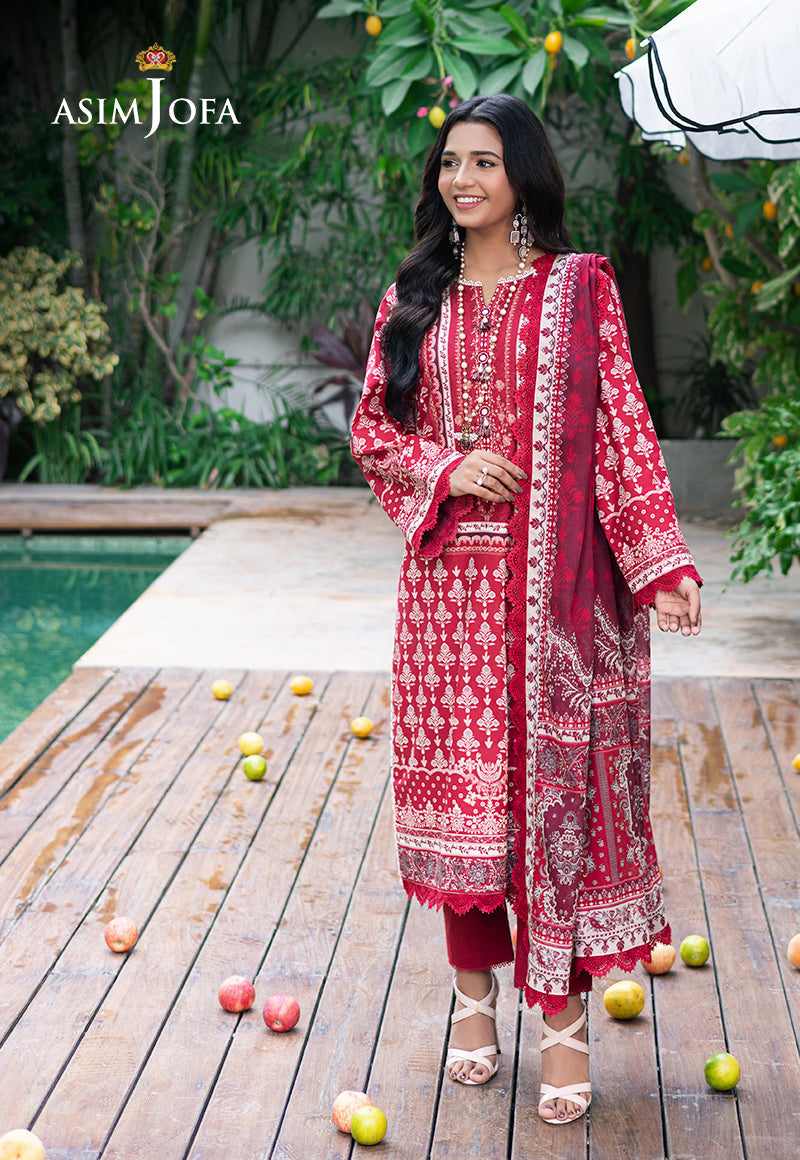 ASIM JOFA PRINTED LAWN 3 PC