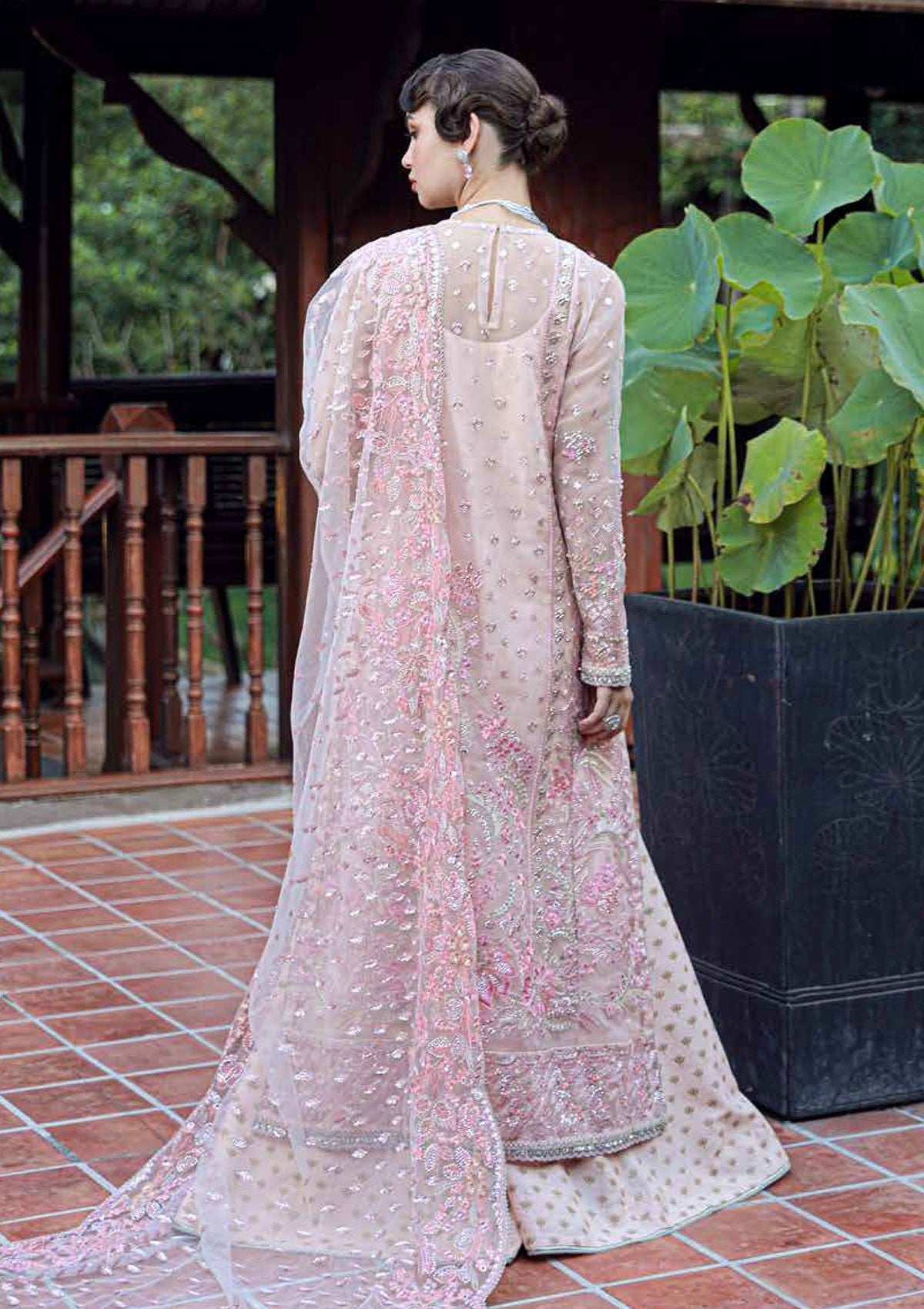 Ermina By Ezra Embroidered Net Suit Unstitched 4 Piece
