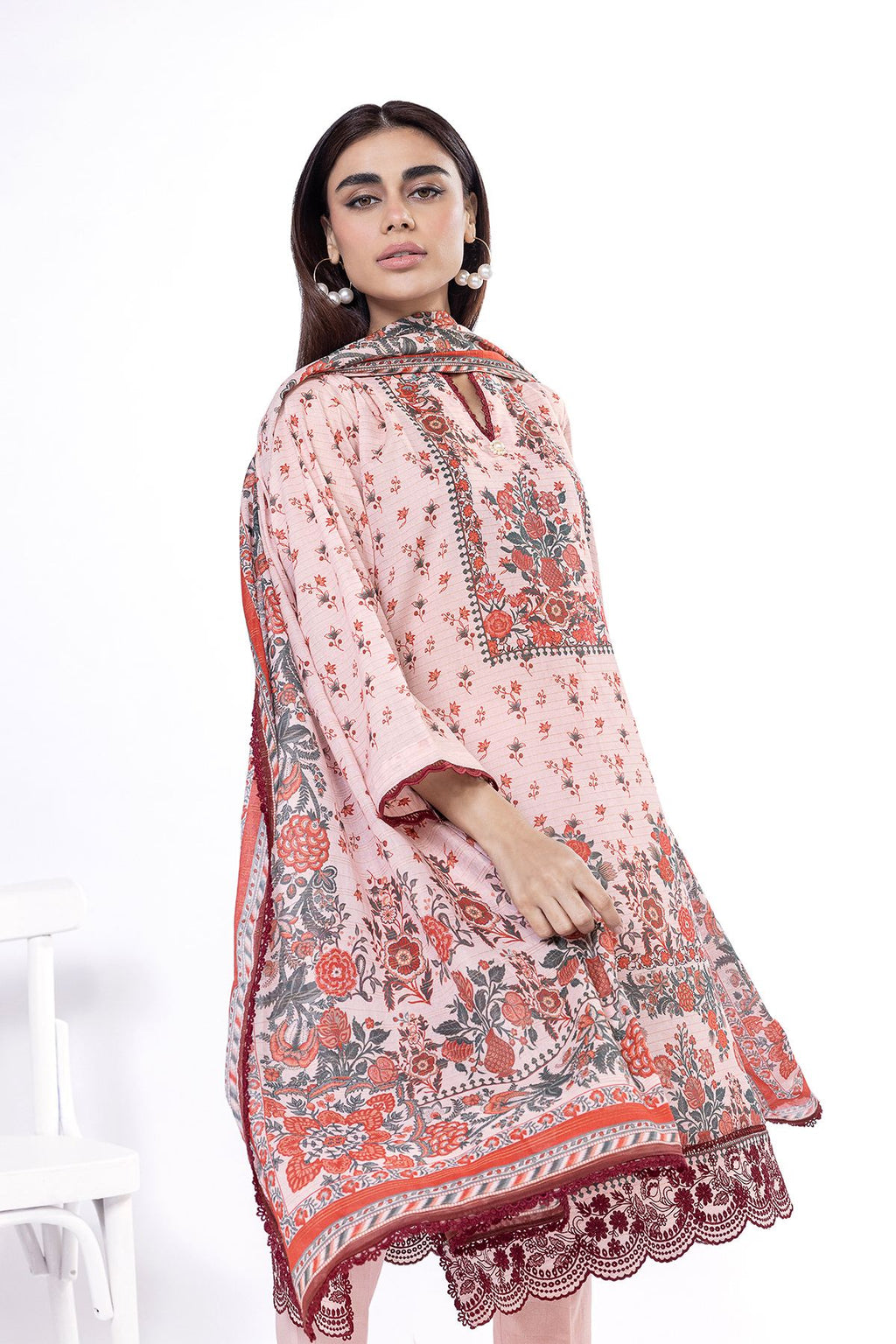 KHAADI EMBROIDERED UNSTITCHED