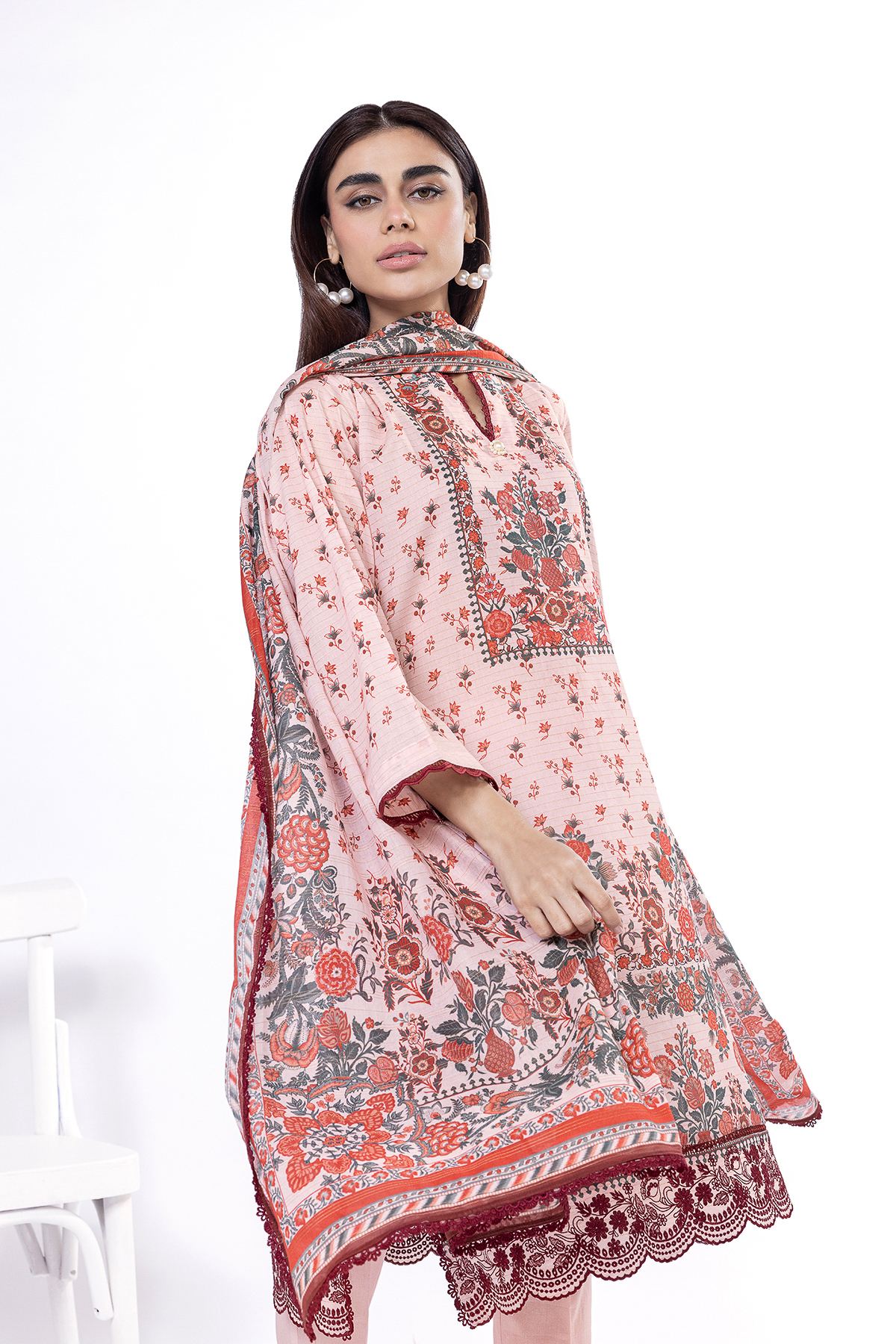 KHAADI EMBROIDERED UNSTITCHED