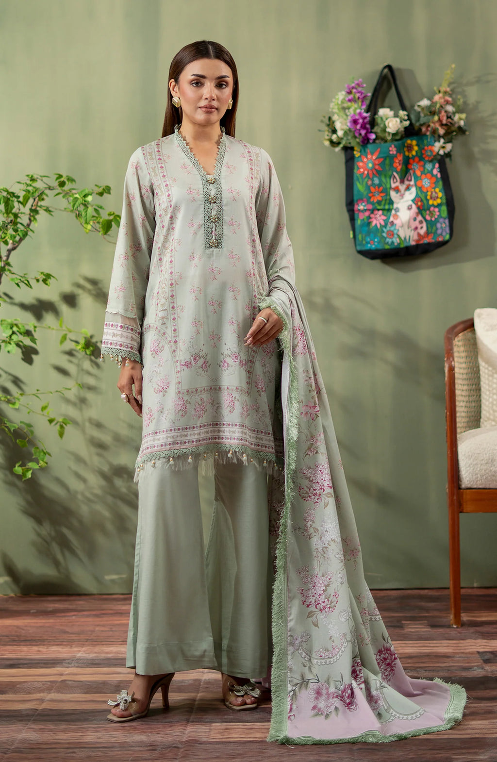 Mausummery Digital Lawn-Unstitched
