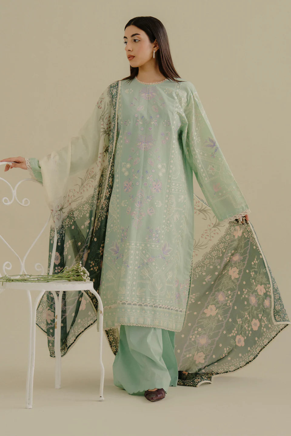 COCO Embroidered Lawn BY ZARA SHAHJAHAN